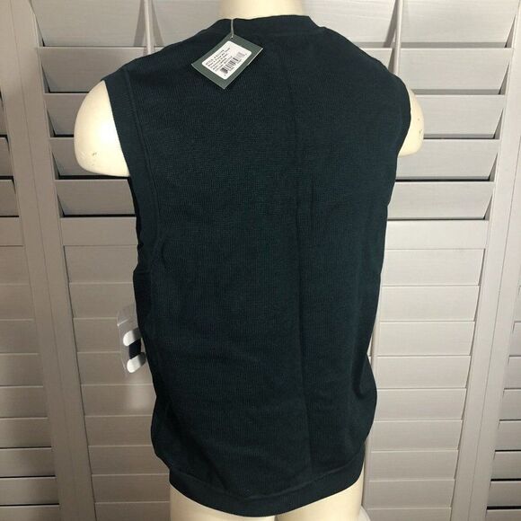 Fairway Greene Men's Pima Cotton V Neck Golf Sweater Vest Large Diamond Pattern - Picture 4 of 12
